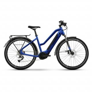 Haibike Trekking 4 Mid (Gloss/Matte blue/Black) 2022 / 23 Velikost rámu: L, Průměr kol: 27.5 , Výška rámu: (20  = 52 cm)