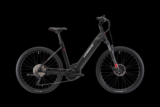 Haibike Trekking 6 Cross Lowstep (Matte black/Red reflex) 2022 / 23 Velikost rámu: L, Průměr kol: 27.5 , Výška rámu: (21  = 54 cm)