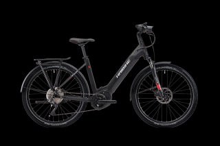 Haibike Trekking 6 Lowstep (Matte black/Red reflex) 2022 / 23 Velikost rámu: L, Průměr kol: 27.5 , Výška rámu: (21  = 54 cm)