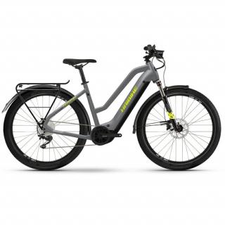 Haibike Trekking 6 Mid (Gloss grey/Neon yellow) 2022 / 23 Velikost rámu: L, Průměr kol: 27.5 , Výška rámu: (20  = 52 cm)