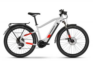 Haibike Trekking 7 High (Cool grey/Red matte) 2022 / 23 Velikost rámu: L, Průměr kol: 27.5 , Výška rámu: / 56 cm / 22