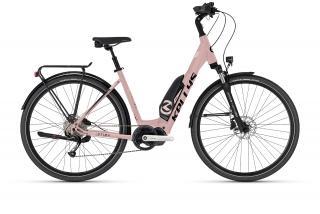 KELLYS Estima 10 SH Rose Gold 504Wh 2025 Velikost rámu: M, Průměr kol: 28" (700C), Výška rámu: (18" = 46 cm)