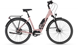 KELLYS Estima 40 SH Rose Gold 630Wh 2025 Velikost rámu: M, Průměr kol: 28" (700C), Výška rámu: (18" = 46 cm)