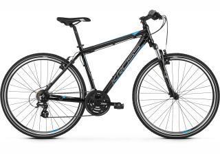 Kross EVADO 2.0 (Black/blue) 2023 Velikost rámu: L, Průměr kol: 28  (700C), Výška rámu: / 53 cm / 20.8