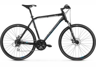 Kross EVADO 4.0 (Black/blue) 2023 Velikost rámu: L, Průměr kol: 28  (700C), Výška rámu: / 52 cm / 20.4