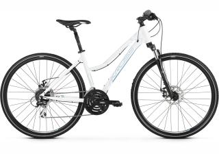 Kross EVADO 4.0 LADY (White/steel) 2023 Velikost rámu: L, Průměr kol: 28  (700C), Výška rámu: / 48 cm / 18.9