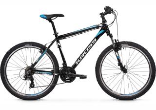 Kross HEXAGON 1.0 (Black/white/blue) 2023 Velikost rámu: S, Průměr kol: 26 , Výška rámu: / 44 cm / 17.3