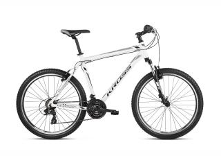 Kross HEXAGON 1.0 (White/black/grey) 2023 Velikost rámu: S, Průměr kol: 26 , Výška rámu: / 44 cm / 17.3