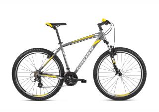 Kross HEXAGON 2.0 (Graphite/silver/yellow) 2023 Velikost rámu: L, Průměr kol: 27.5 , Výška rámu: / 53 cm / 20.8