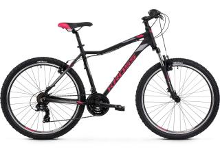 Kross LEA 1.0 SR (Black/raspberry/graphite) 2023 Velikost rámu: S, Průměr kol: 26 , Výška rámu: / 43 cm / 16.9