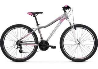 Kross LEA 2.0 SR (Silver/white/pink) 2023 Velikost rámu: M, Průměr kol: 27.5 , Výška rámu: / 48 c/ 18.9