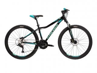 Kross LEA 5.0 SR (Black/Turquoise) 2023 Velikost rámu: S, Průměr kol: 29 , Výška rámu: / 43 cm / 16.9