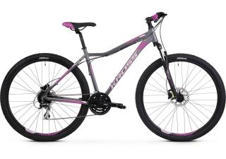 Kross LEA 5.0 SR (Graphite/pink/violet) 2023 Velikost rámu: XXS, Průměr kol: 27.5 , Výška rámu: / 34 cm / 13.4