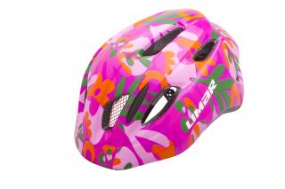 Limar KID PRO M dětská přilba (pink foliage) Velikost: 50—56