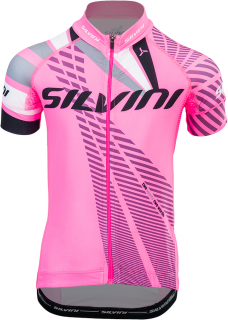 Silvini TEAM dětský dres (růžová) Velikost: 134—140