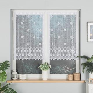 Vitrážová záclona 779031/001 bílá, 140 cm