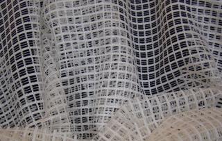 Záclona žakárová Alba - krémová - zbytky 1,6 m, 160 cm