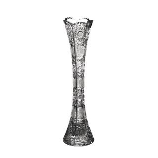 Bohemia Crystal broušená váza na květiny - Kost 80303/205 mm. Bohatý brus Klasik.