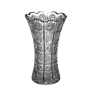 Bohemia Crystal Broušená váza X 80029/230mm. Klasický brus 500 PK.