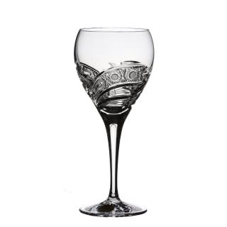BOHEMIA CRYSTAL Broušené sklenice Fiona na bílé víno. 6 ks. Brus kometa,270 ml