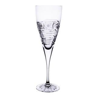 BOHEMIA CRYSTAL Broušené sklenice Fiona na červené víno. 6 ks. Brus kometa, 310 ml