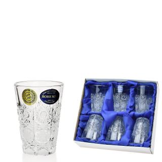 Bohemia Crystal Broušené sklenice Royal na likér, lihoviny panák rovný  40ml 6 ks. Brus klasik 500 PK.