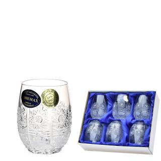 Bohemia Crystal Broušené sklenice Royal na likér, lihoviny panák soudek 60ml 6 ks. Brus klasik 500 PK