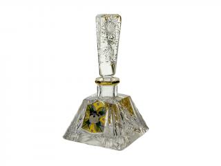 Bohemia Crystal broušený skleněný flakon na parfém 120mm