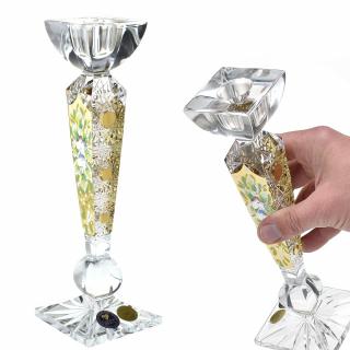 Bohemia Crystal dekorativní broušený svícen Olympia 255mm
