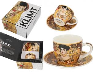 Carmani Šálek s podšálkem Gustav Klimt Adele Bloch 80 ml