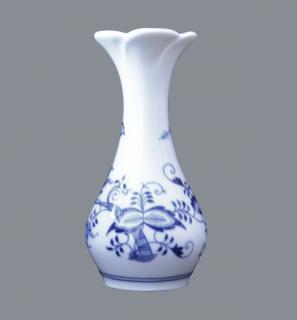 Český porcelán Dubí Váza kytka 10242 - cibulový porcelán