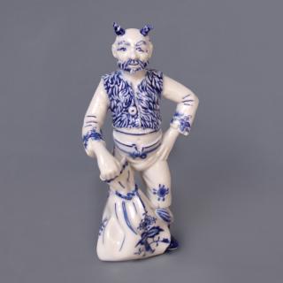 Cibulák Dubí Čert Lucifer - cibulový porcelán 10144