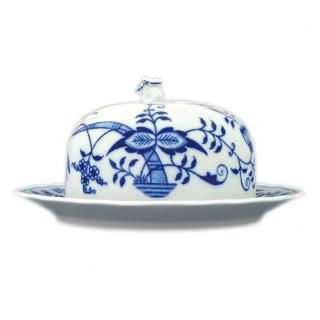 Cibulák Dubí Dóza na sýr kulatá - komplet - cibulový porcelán 70234