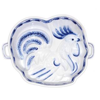 Cibulák Dubí Kohout pečící forma - cibulový porcelán 10604, 21 x 28 cm