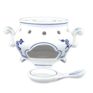 Cibulák Dubí Ohřívač - komplet - cibulový porcelán 70205