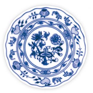 Cibulák Dubí Talíř dezertní praporový 13cm - cibulový porcelán 10006