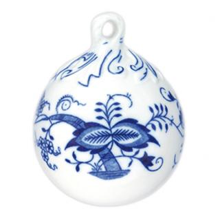 Cibulák Dubí Vánoční ozdoba - koule - cibulový porcelán 10293