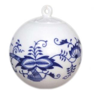 Cibulák Dubí Vánoční ozdoba - koule malá C1 - cibulový porcelán 10635