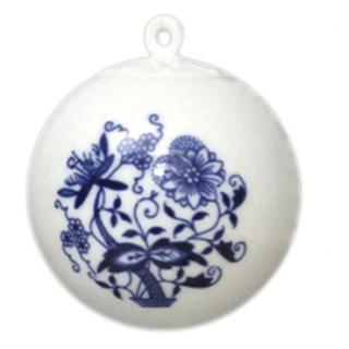 Cibulák Dubí Vánoční ozdoba - koule malá C65 - cibulový porcelán 10635