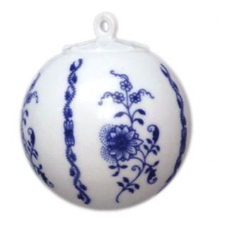 Cibulák Dubí Vánoční ozdoba - koule malá C67 - cibulový porcelán 10635