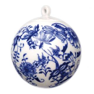 Cibulák Dubí Vánoční ozdoba - koule malá C69 - cibulový porcelán 10635