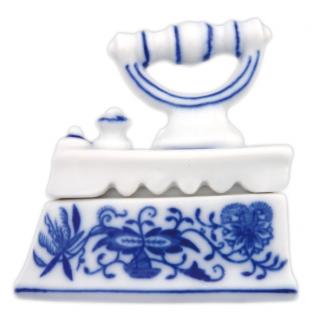 Cibulák Dubí Žehlička mini - cibulový porcelán 70253