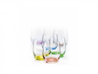 Crystalex Barevné sklenice Rainbow 300 ml 6ks.