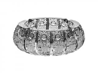 PB Crystal Broušený popelník 70086/130 mm. Klasický brus 500 PK.