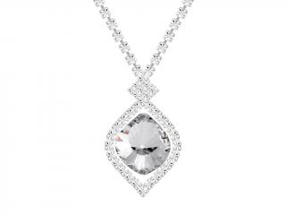Preciosa Štrasový náhrdelník Cassiopeia s českým křišťálem Preciosa - krystal 2550 00