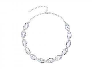 Preciosa Stříbrný náhrdelník Elegancy s křišťálem Preciosa 6870 00