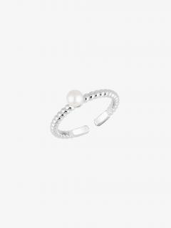 Preciosa Stříbrný prsten Pearl Passion s říční perlou Preciosa 6158 01 Velikost: průměr 18,0 - 19,0mm, CZ 56-60