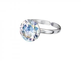 Preciosa Stříbrný prsten Starry s kubickou zirkonií Preciosa - krystal AB 5174 42