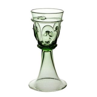 Sklářská huť Tomi, Lesní sklo - sklenice na víno Číše s vytahovanými nálepy 250 ml