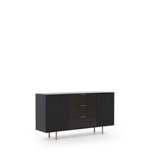 Komoda Nubia K2D3SZ Gib 150/80/41 barevné provedení: černý mat